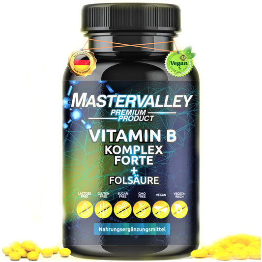 Mastervalley™ VITAMIN B KOMPLEX FORTE + FOLSÄURE